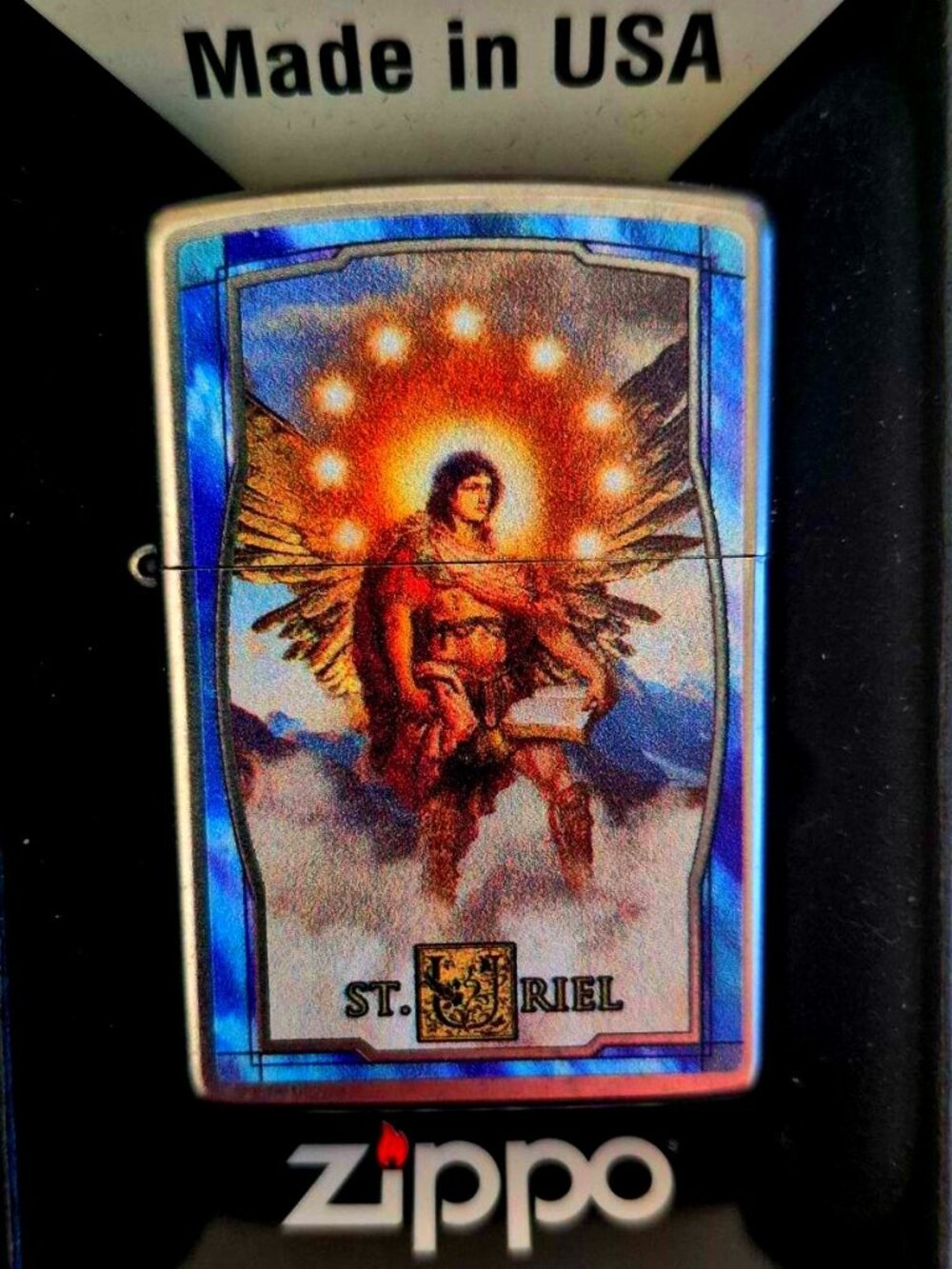 Rare Limited Edition Saint Uriell Zippo Lighter
